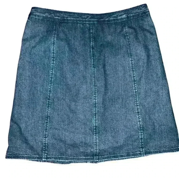 kate hill casual Skirt & Shorts Jean Sz 12 Boho Bohemian Normcore - Picture 2 of 7